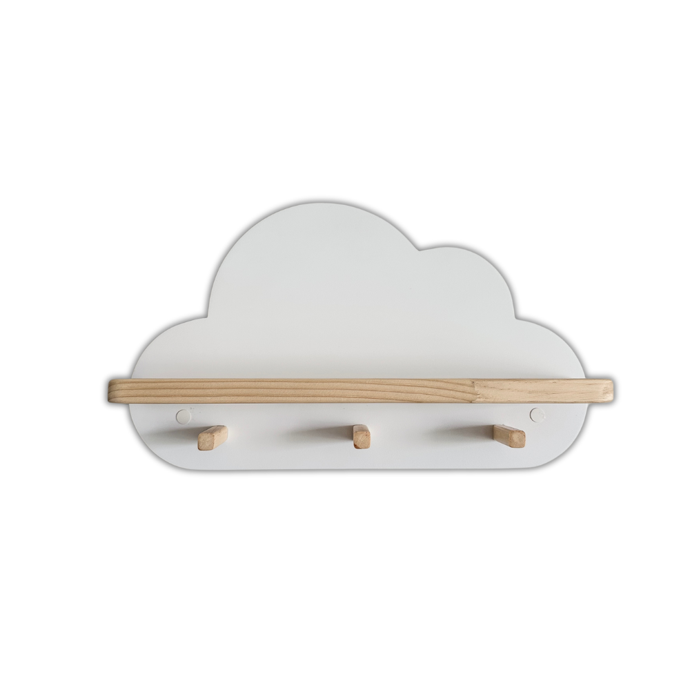 Repisa perchero nube