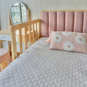 Cama ABY para niños Cabecera Tapizada Recta