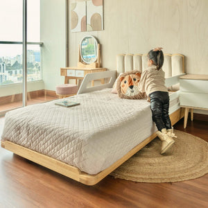 Cama ABY para niños Cabecera Tapizada Nube