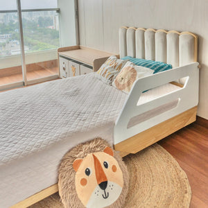 Cama ABY para niños Cabecera Tapizada Nube