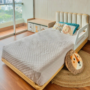 Cama ABY para niños Cabecera Tapizada Nube