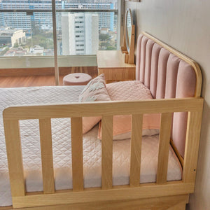 Cama ABY para niños Cabecera Tapizada Recta