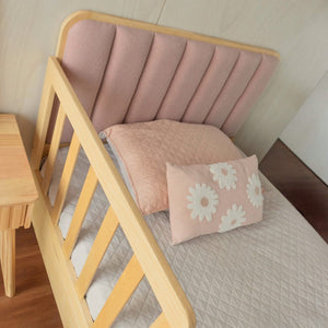 Cama ABY para niños Cabecera Tapizada Recta