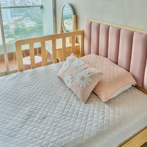 Cama ABY para niños Cabecera Tapizada Recta