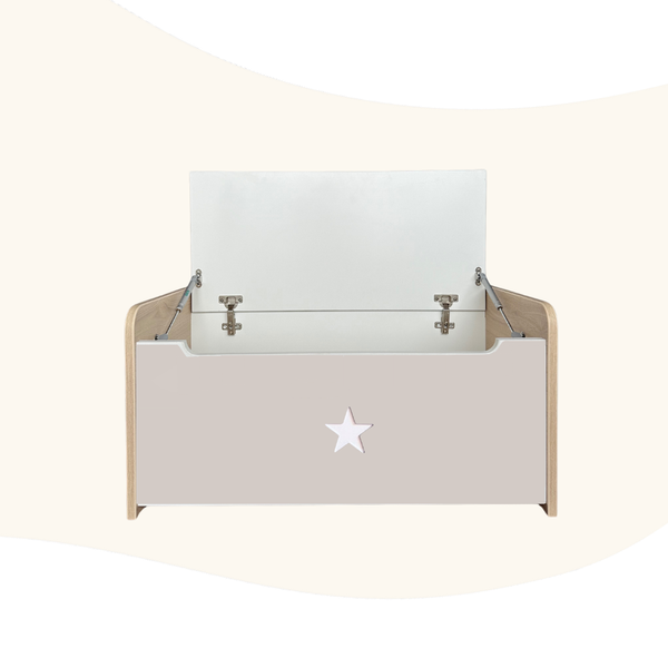Baúl Juguetero Taupe Estrella