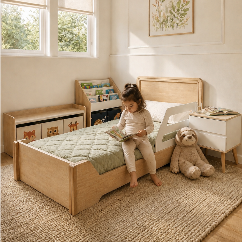 Cama EVA  para niños evolutiva en natural