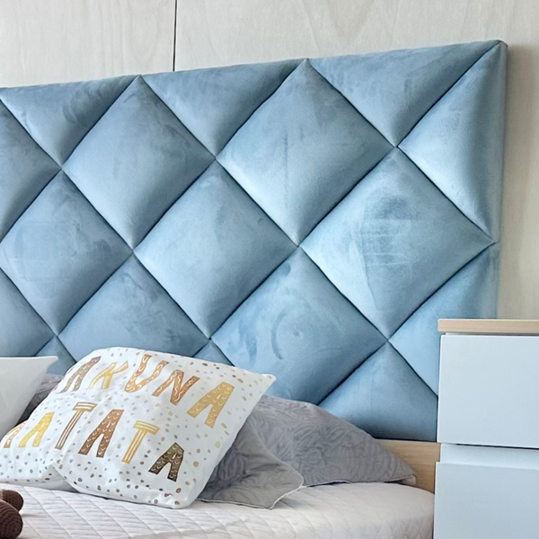 Cama EVA para niños evolutiva con cabecera tapizada (eliges el color del tapiz)