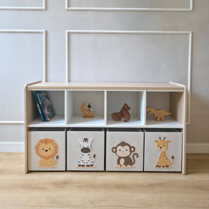 Estante_juguetero_doble_nivel_con_4_cajas_para_ninos_Dadacticos_madera_1