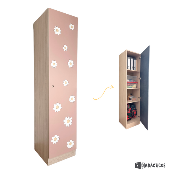 Estante organizador infantil - Flores