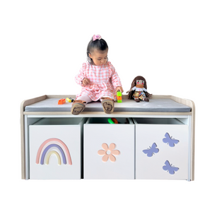 Juguetero de 3 cajas - Pasteles