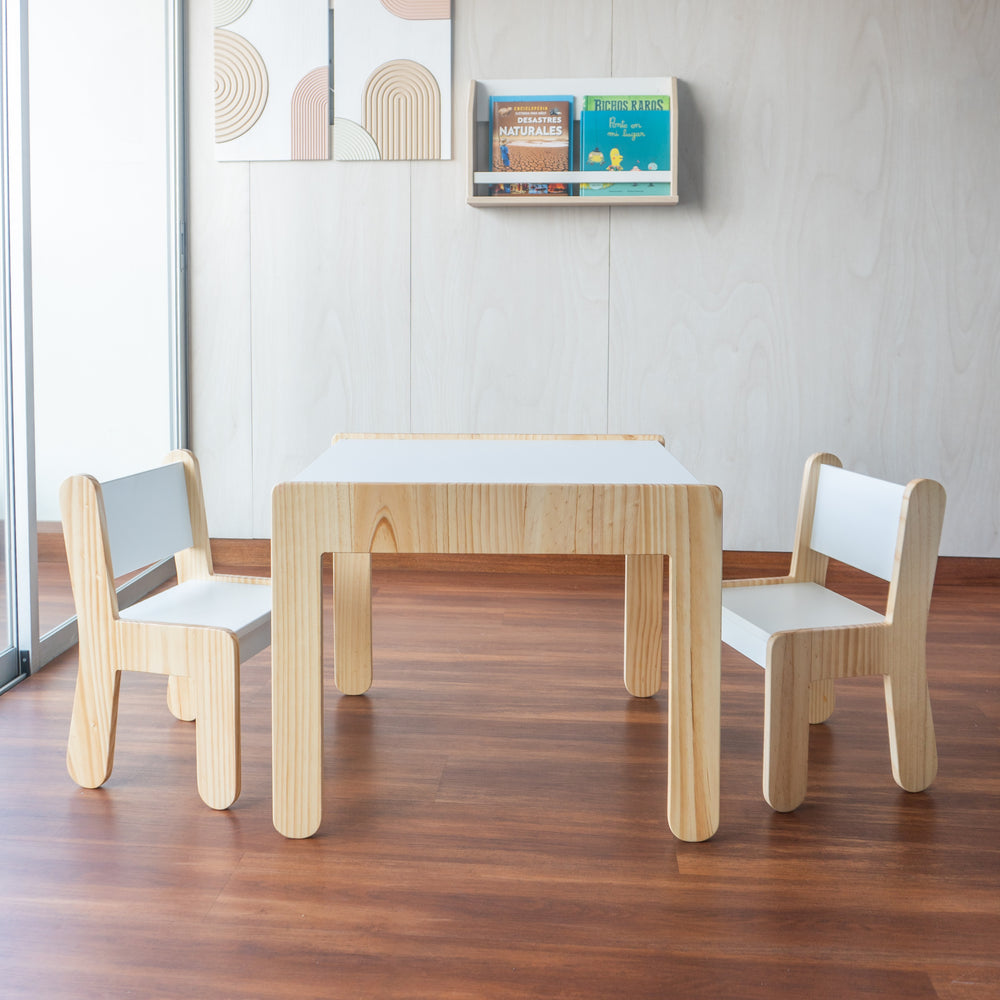 Mesa y silla elite para niños