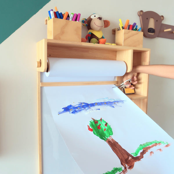 Pizarra de arte doble función para niños infantil mueble