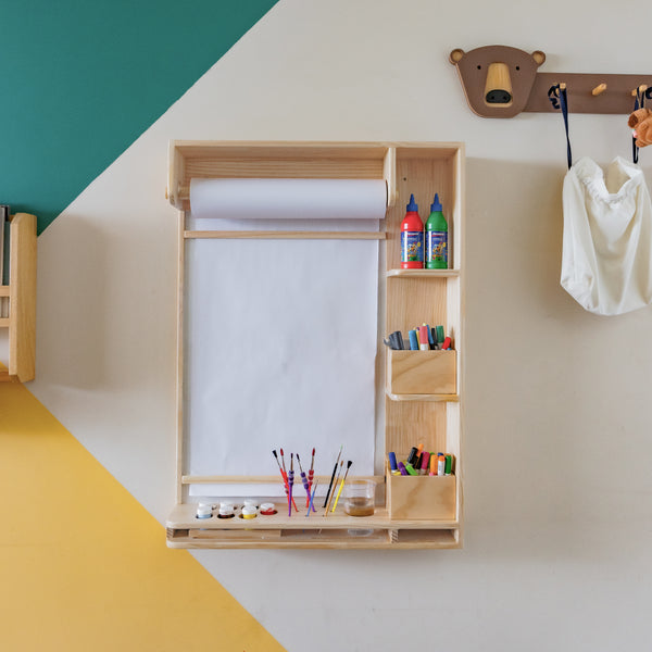Pizarra de arte doble función para niños infantil mueble