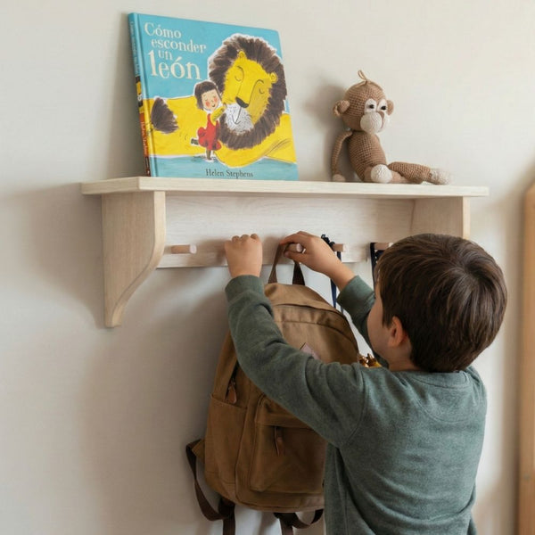 Repisa perchero nido