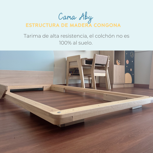 Cama ABY para niños modelo natural mueble infantil Montessori