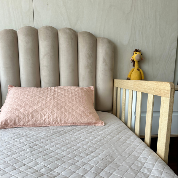Cama ABY para niños Cabecera Tapizada (eliges el color del tapiz)