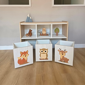 estante-juguetero-doble-nivel-con-cajas-jugueteras-para-niños-madera-Dadácticos-2