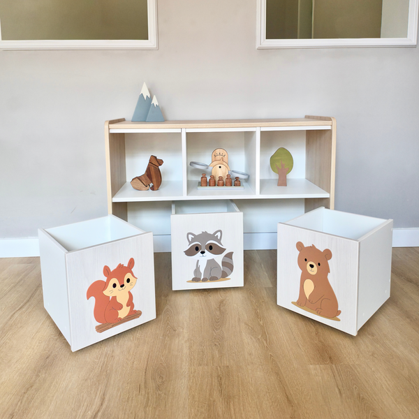 estante-juguetero-doble-nivel-con-cajas-jugueteras-para-niños-madera-Dadácticos-4