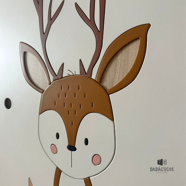 Estante organizador infantil doble - El Bosque