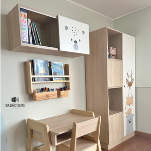 Estante organizador infantil doble - El Bosque