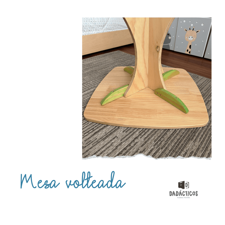 Mesa tipo árbol con banquitas - Dadacticos