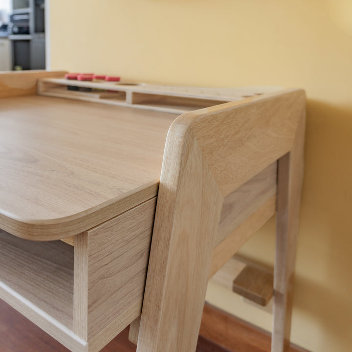 mesa de arte infantil para niños escritorio evolutivo de madera funcional