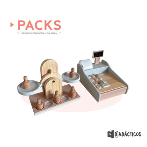Pack balanza y caja registradora - Dadacticos