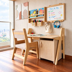 Pack Escritorio evolutivo con silla y organizadores | Dadácticos