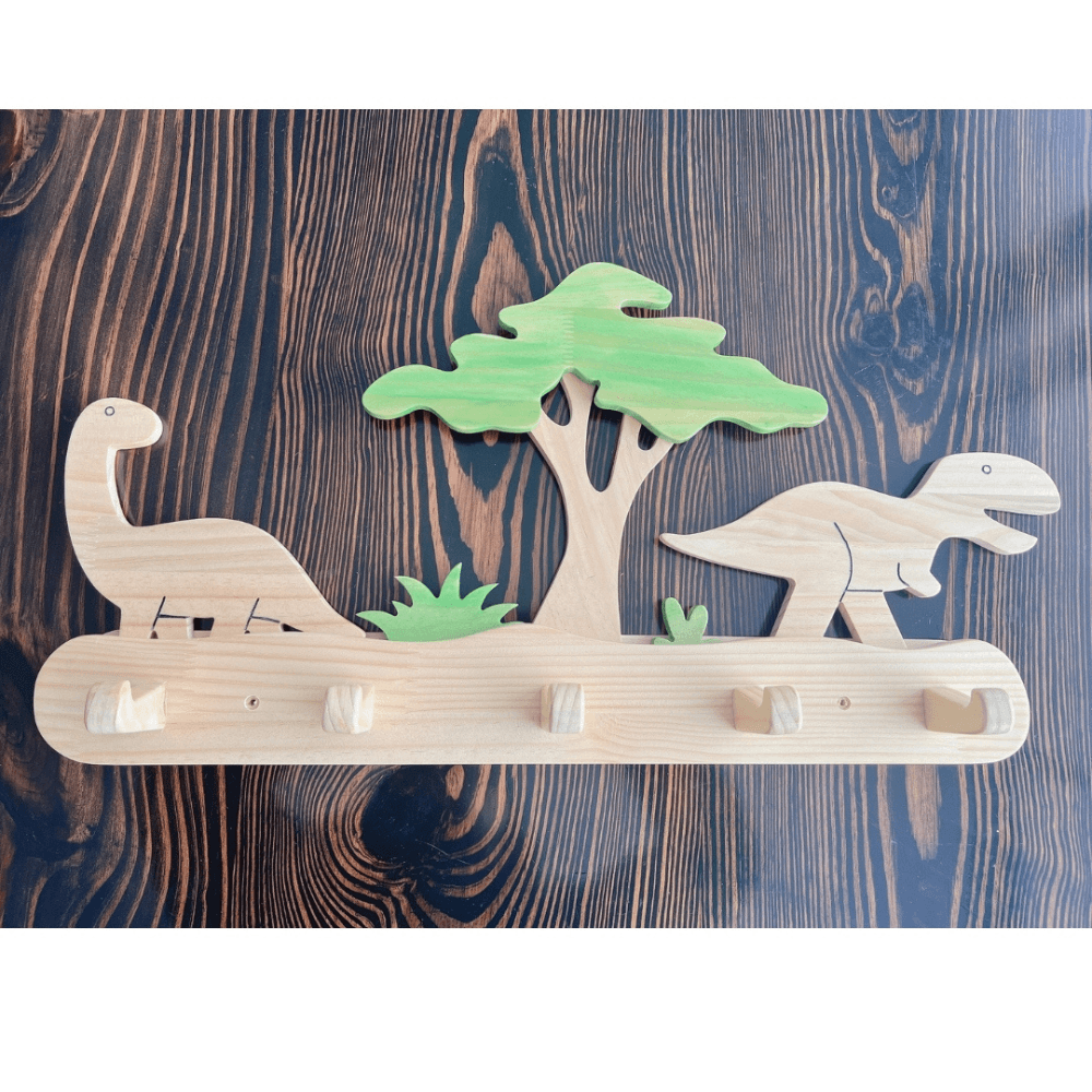 Perchero infantil tematico Dinosaurios