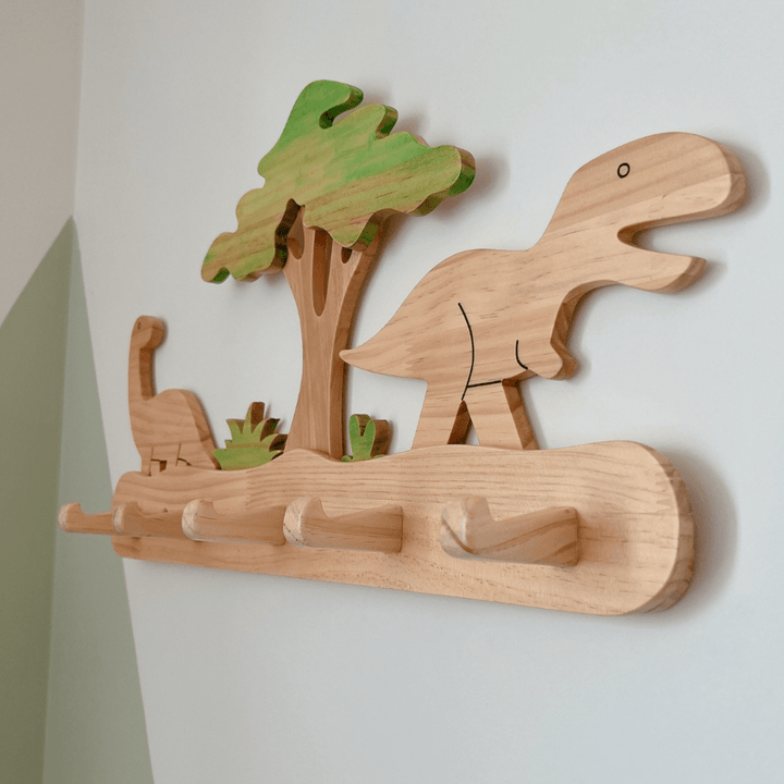Perchero infantil temático - Dinosaurios - Dadacticos