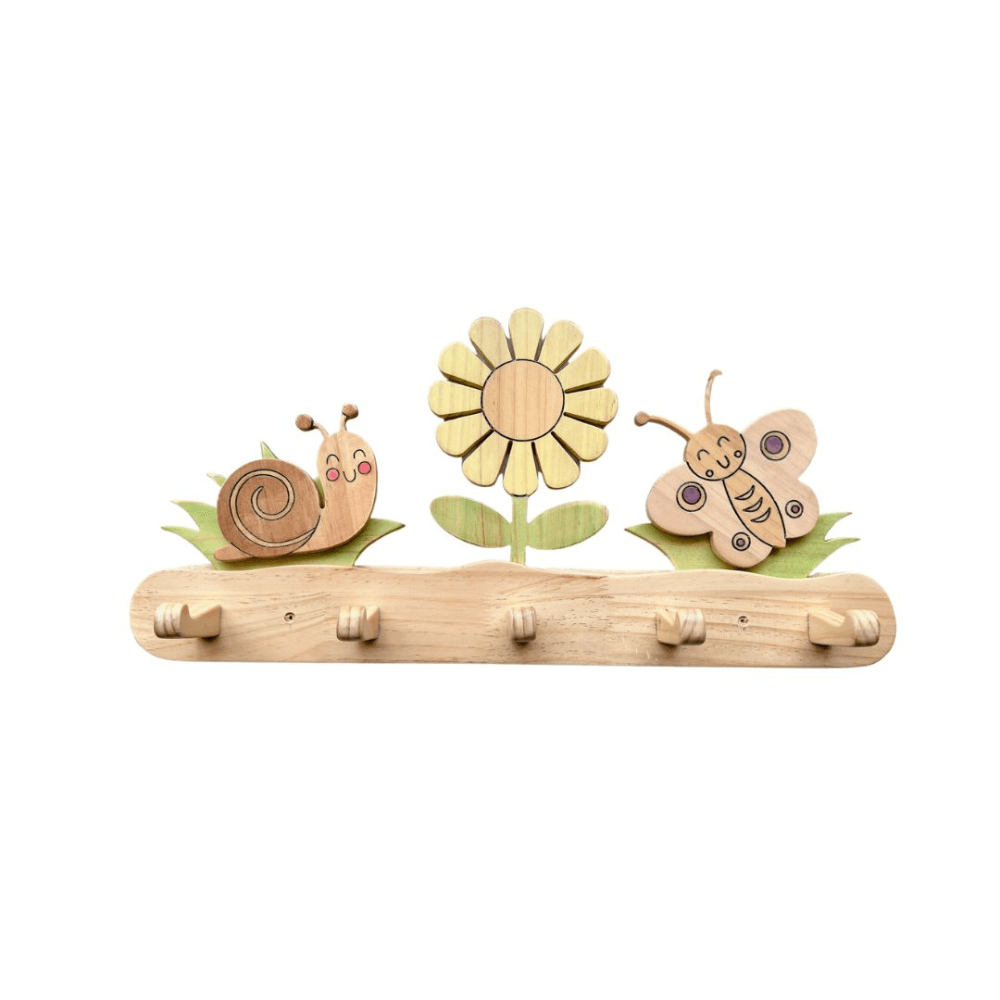 Perchero infantil temático - Flor - Dadacticos