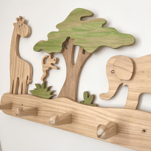 Perchero infantil temático - La Jungla - Dadacticos