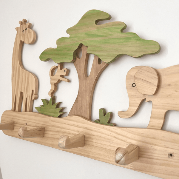 Perchero infantil temático - La Jungla - Dadacticos