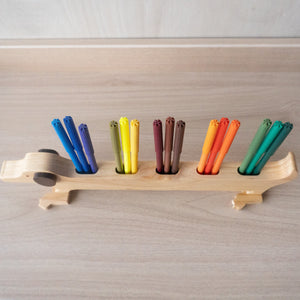 Portalapicero de perrito en madera para niños