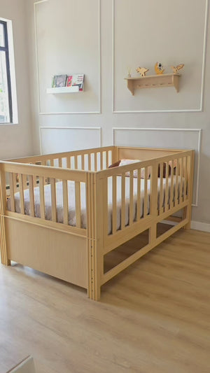 EMI - cama cuna convertible en cama de tamaño real